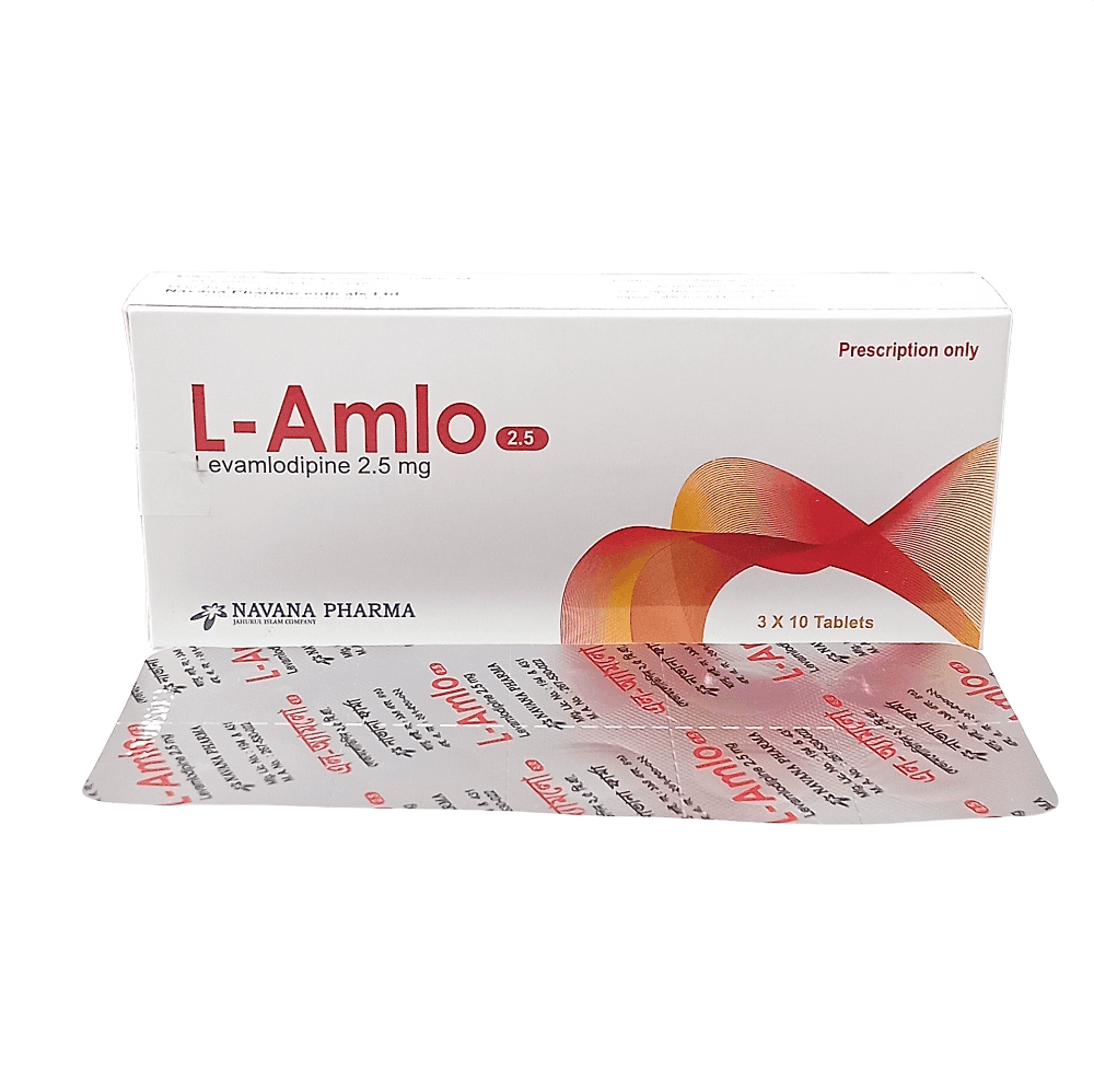 Tablet  L-Amlo 2.5mg (30pcs)
